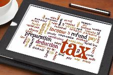 thinkstock tax refund Tax refunds on a tablet