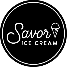 Savor Ice cream logo